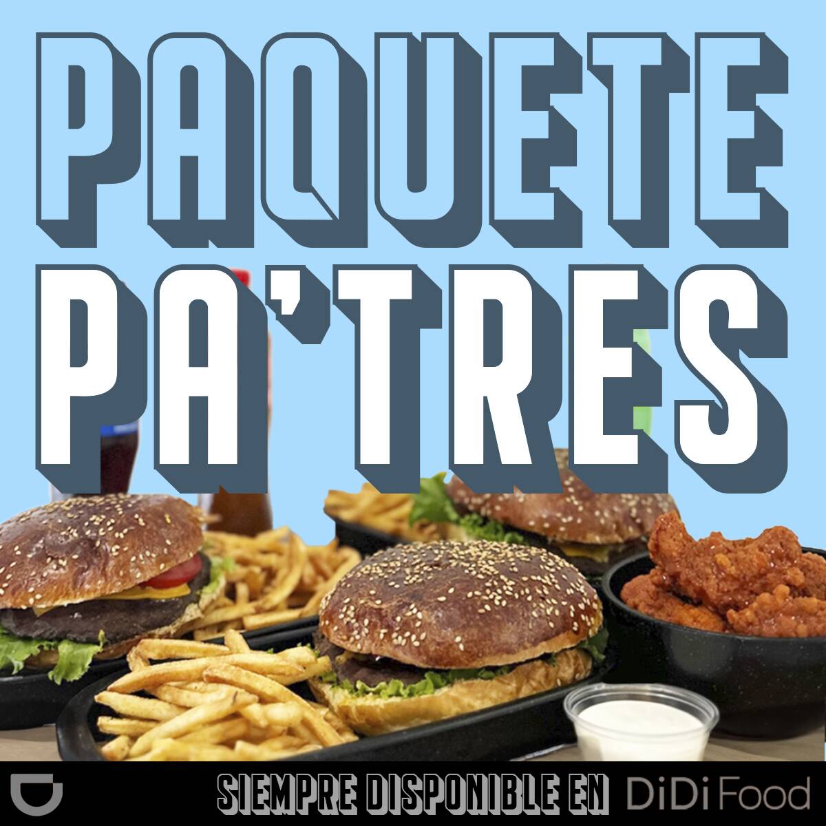 ¡Paquete pa' Tres!