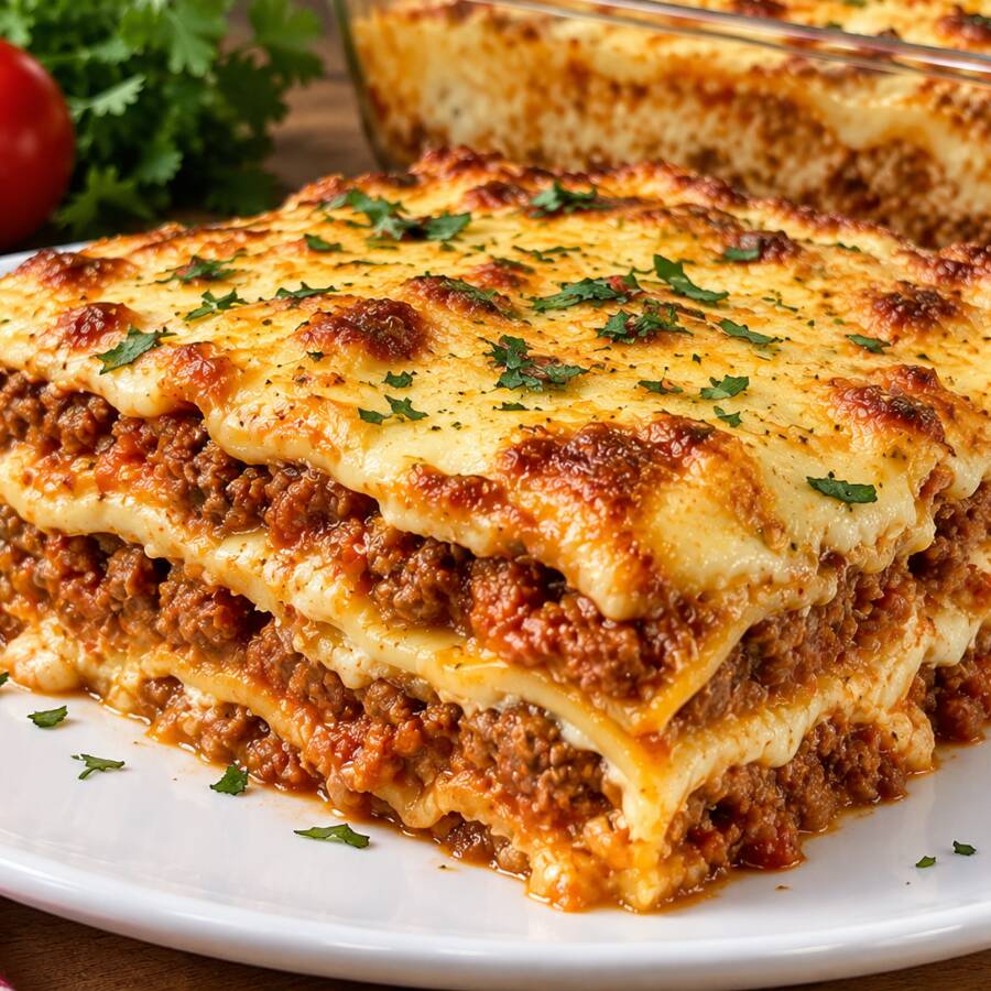 Lasaña de carne