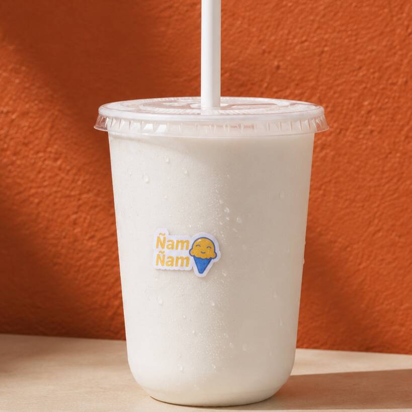 Malteada de Helado de Coco