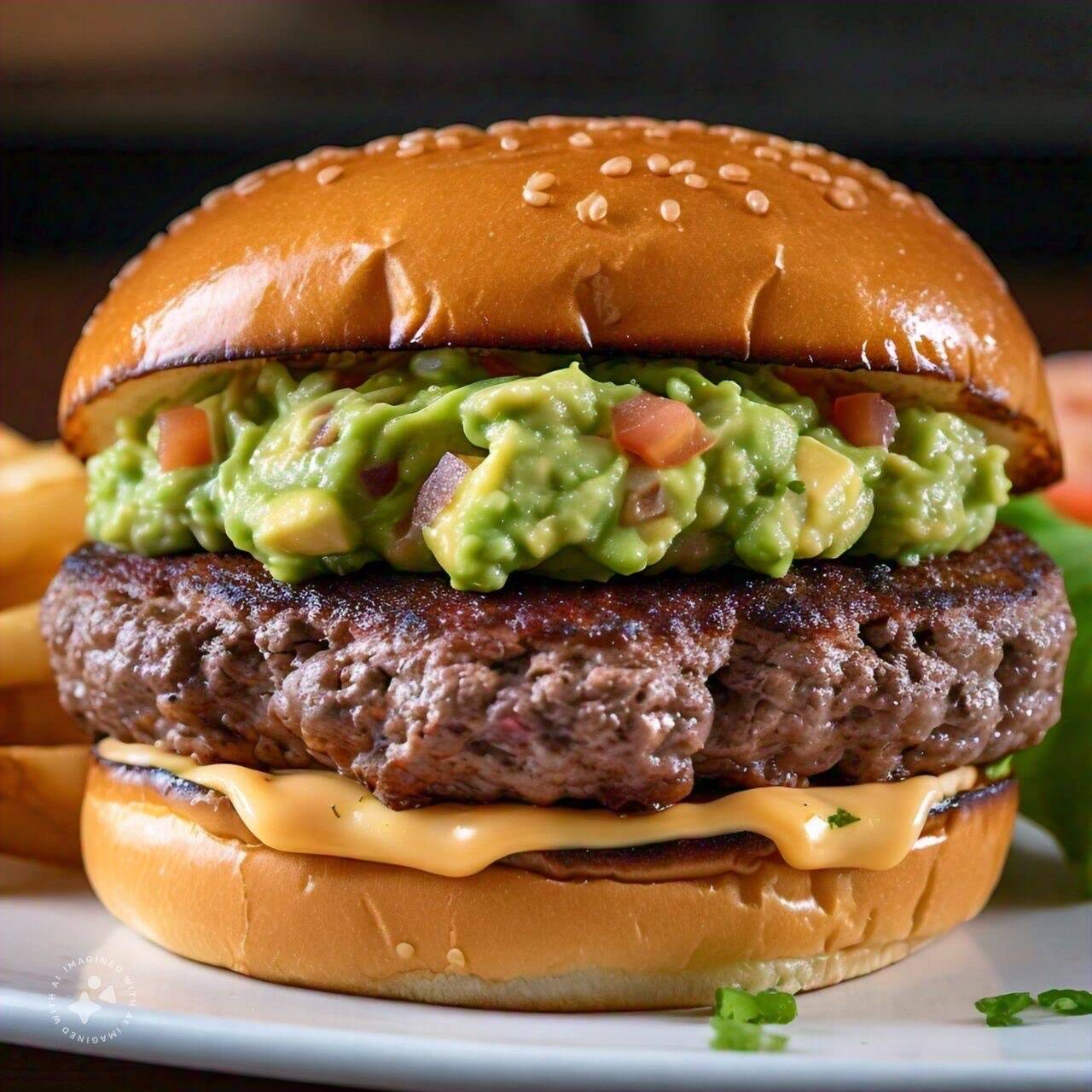 HAMBURGUESA GUACAMOLE