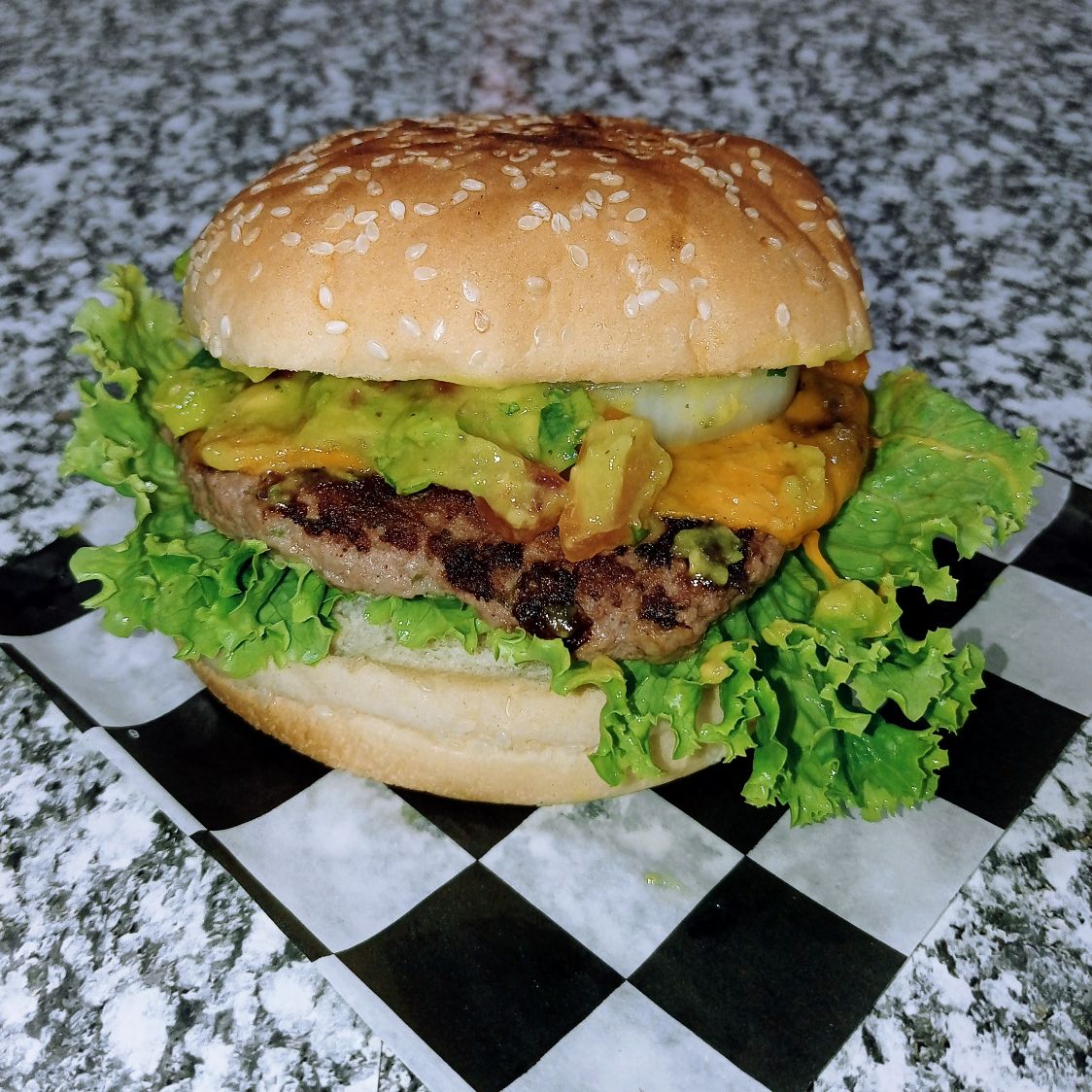 Mini Avocado Burger