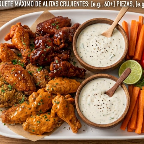 36alitas pzas 3 Sabores a Elegir