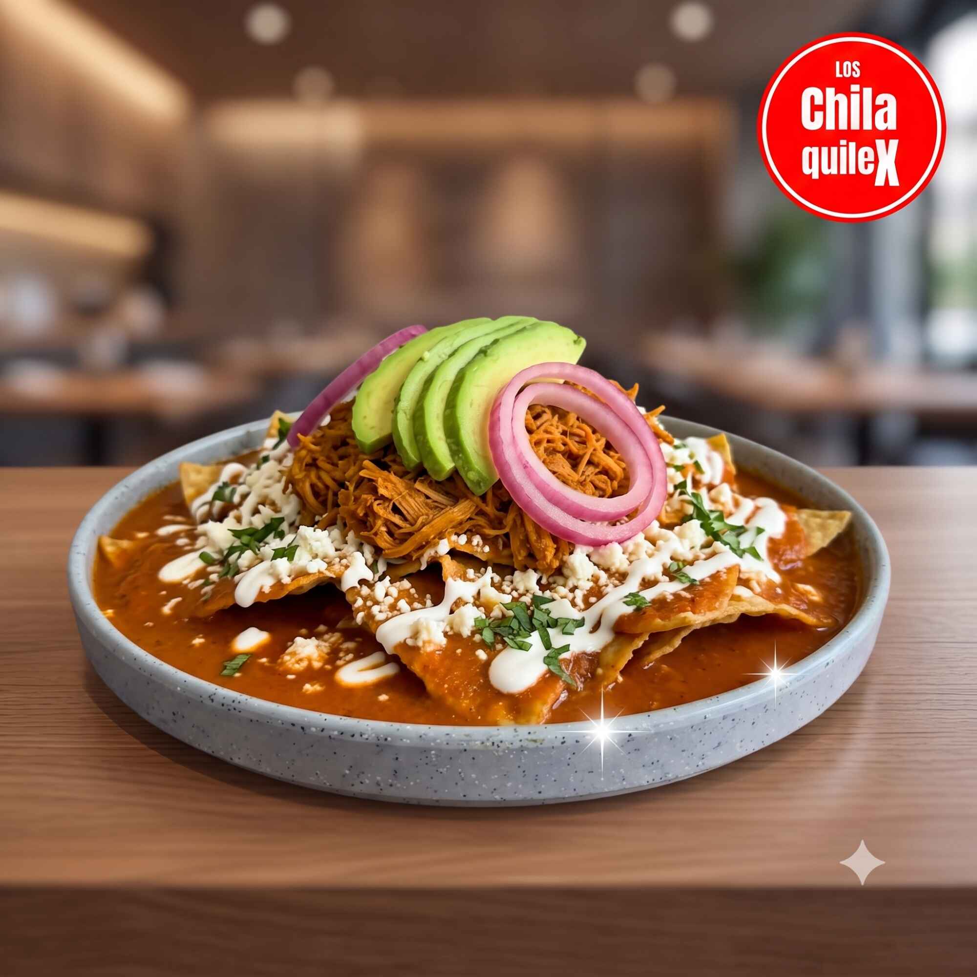 ChilaquileX con Cochinita Pibil