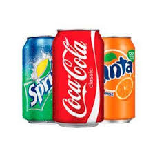 Coca, Guaraná, Sprite e Fanta