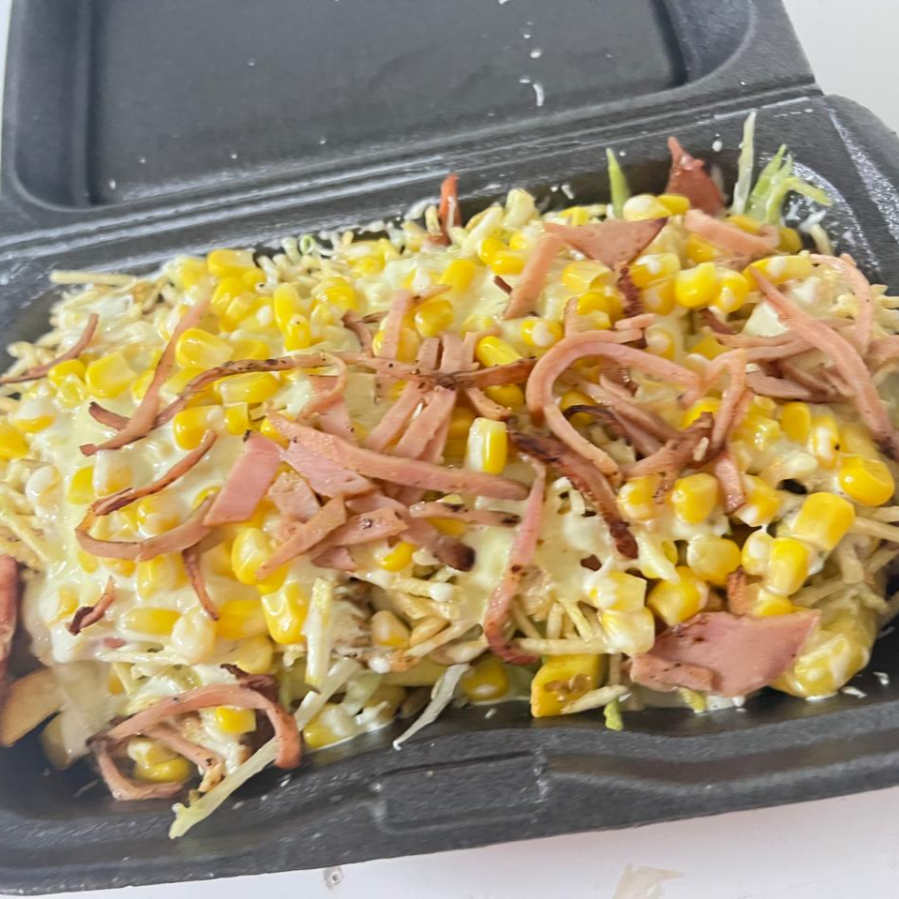 Salchipapa Ranchera & Jamon + Gaseosa 250 Ml