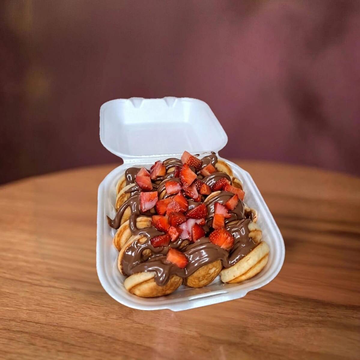 Mini Hot Cakes Fresa y NUTELLA