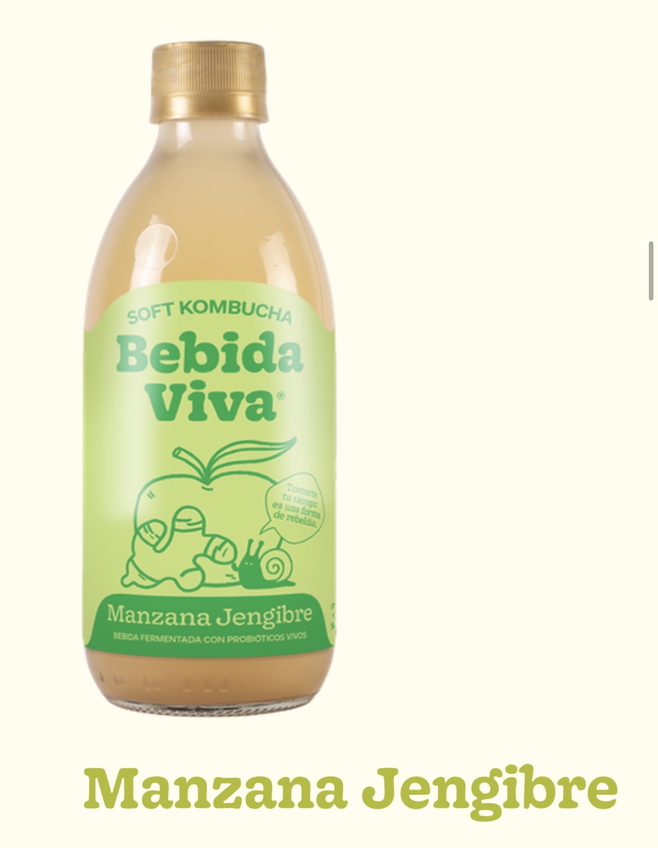 Kombucha de Manzana Jengibre