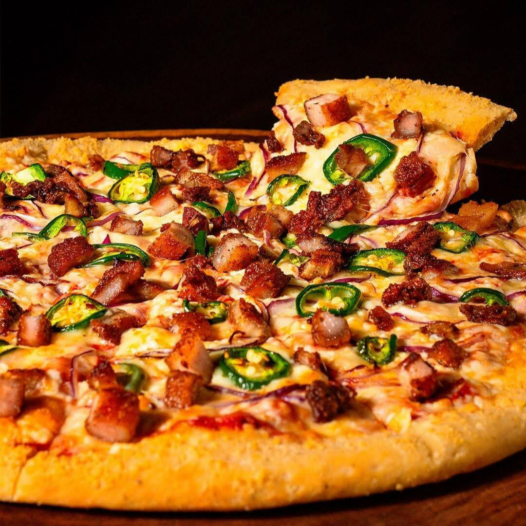 Pizza de Chicharron de Puerco