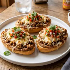 Molletes de Milanesa