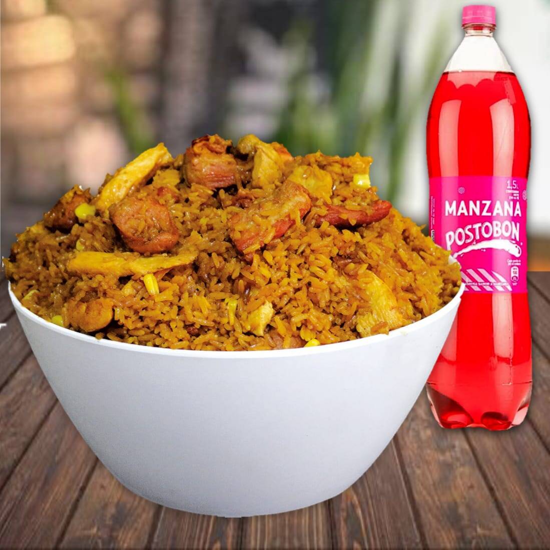 Arroz Paisa Familiar + Gaseosa 1.5 (5 Personas)