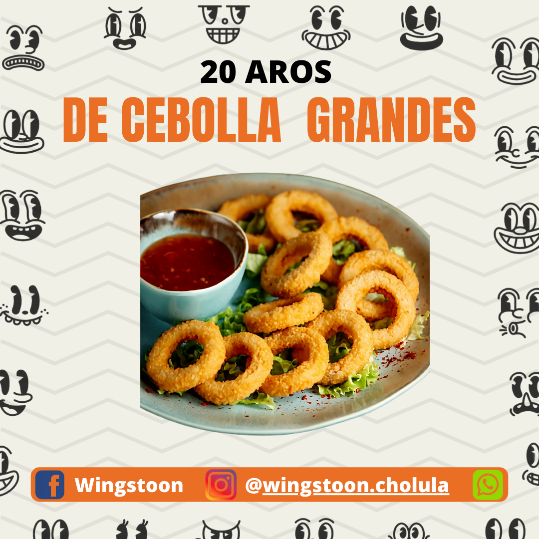20 Aros de Cebolla Grandes