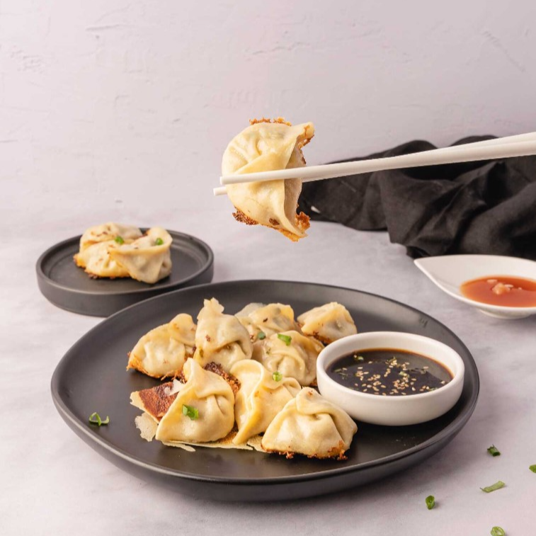 Dumplings de carne de cerdo y repollo