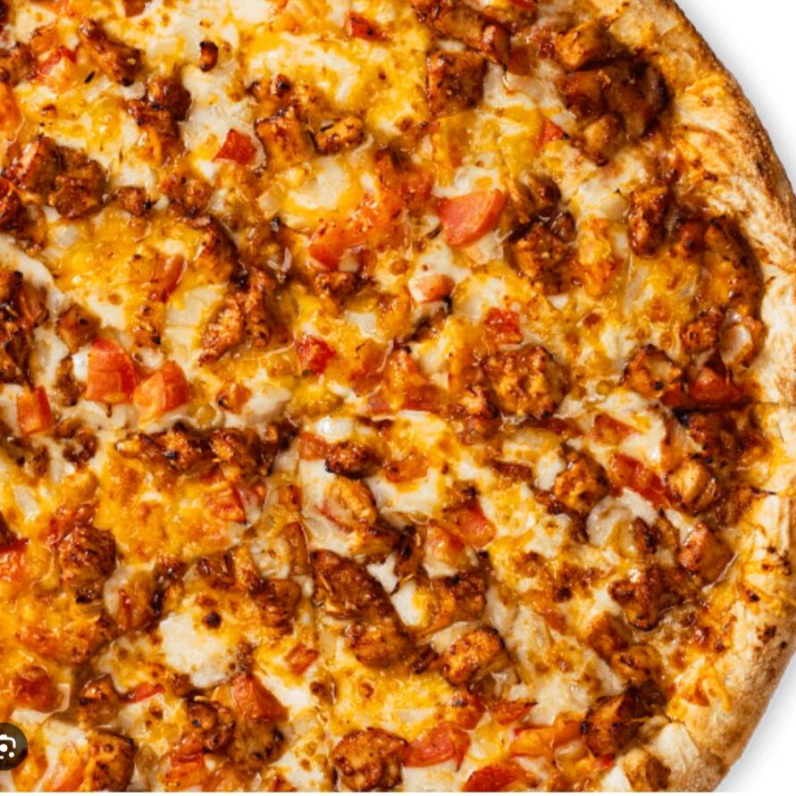 Pizza Grande De Boneless Naturales y Papas Fritas