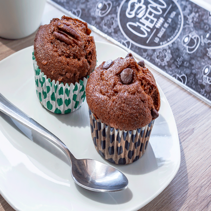 Muffin Plátano con Nuez