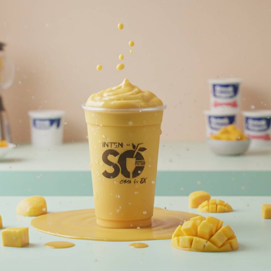 Smoothie de Mango - 16 Oz