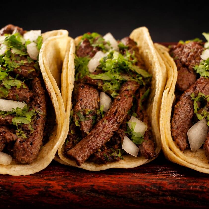 Takos de Bistec Orden de 3