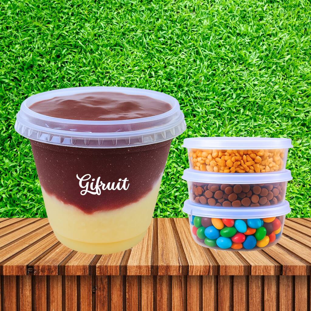 Acompannhamentos em potes separados