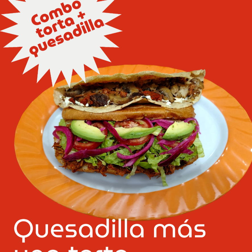 TORTA Choriqueso + Quesadilla de Alambre