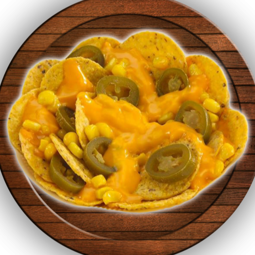 Nachos con Elote y Queso Amarillo