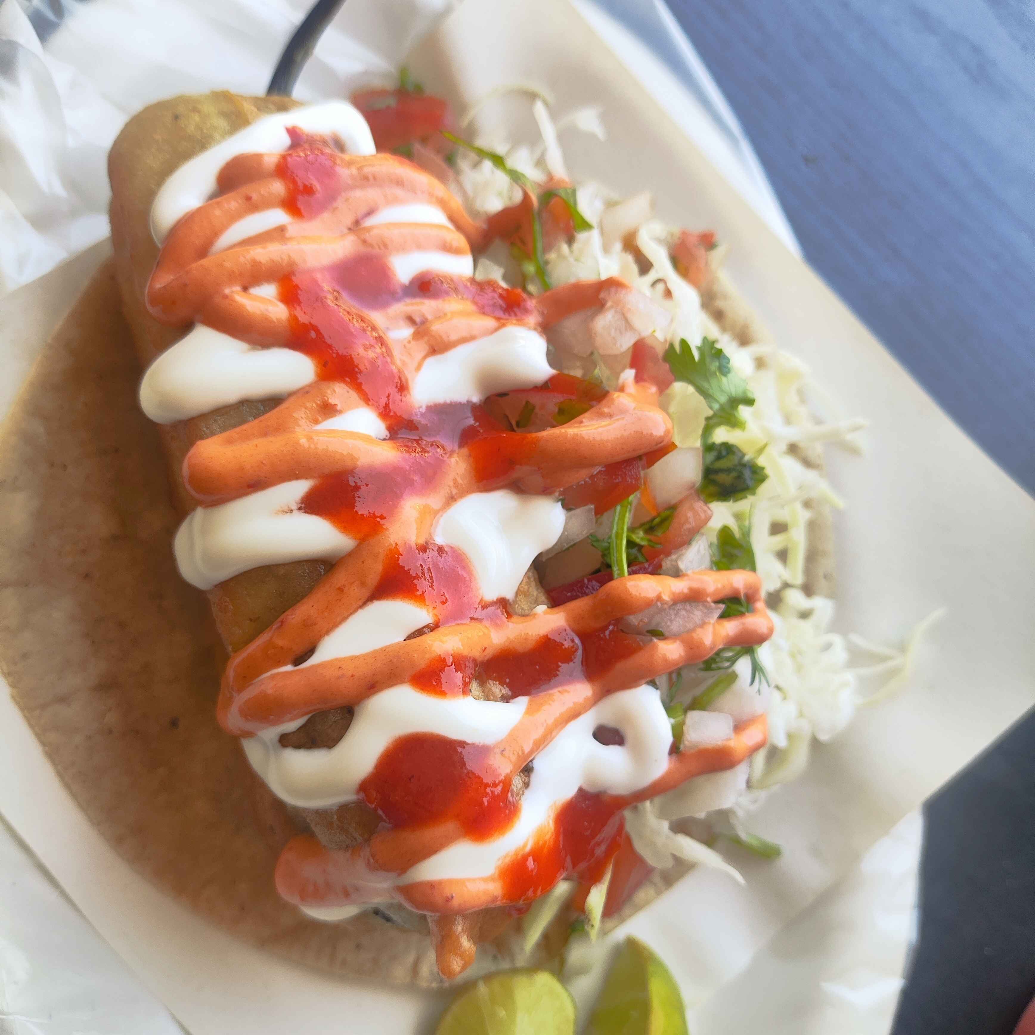 Taco de Chile Capeado