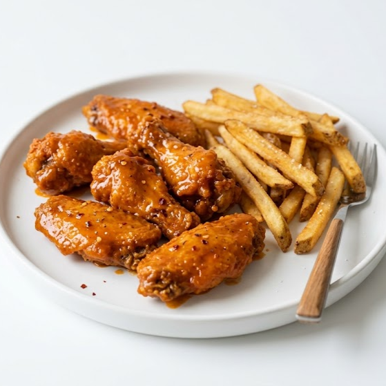 Combo Individual 8 Alitas + Papas Francesas