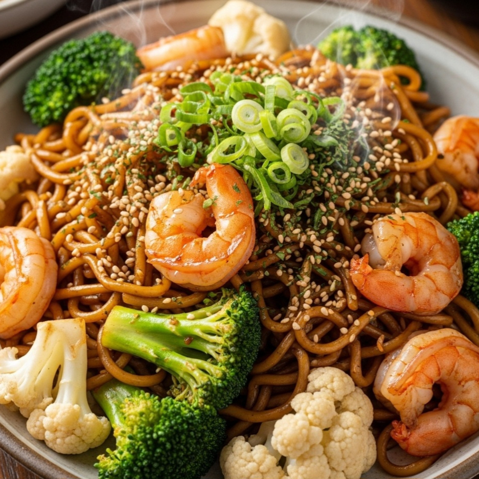Yakisoba Spicy Shrimps❤️