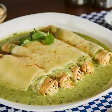 Enchiladas Suizas de pollo