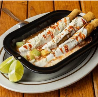 Flautas Ahogadas Bravas: Orden de Tres
