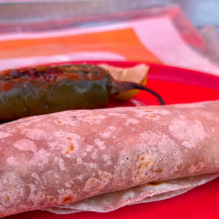 Taco De Bistek Ranchero