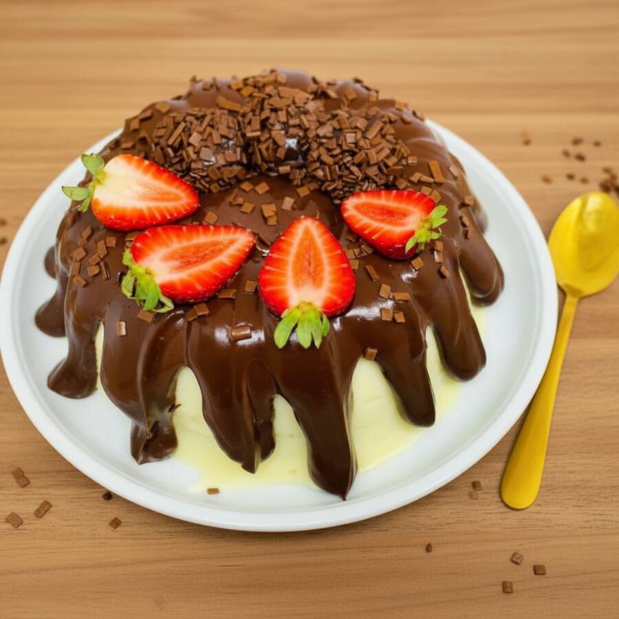 (massa de chocolate, creme de Ninho e brigadeiro cremoso)