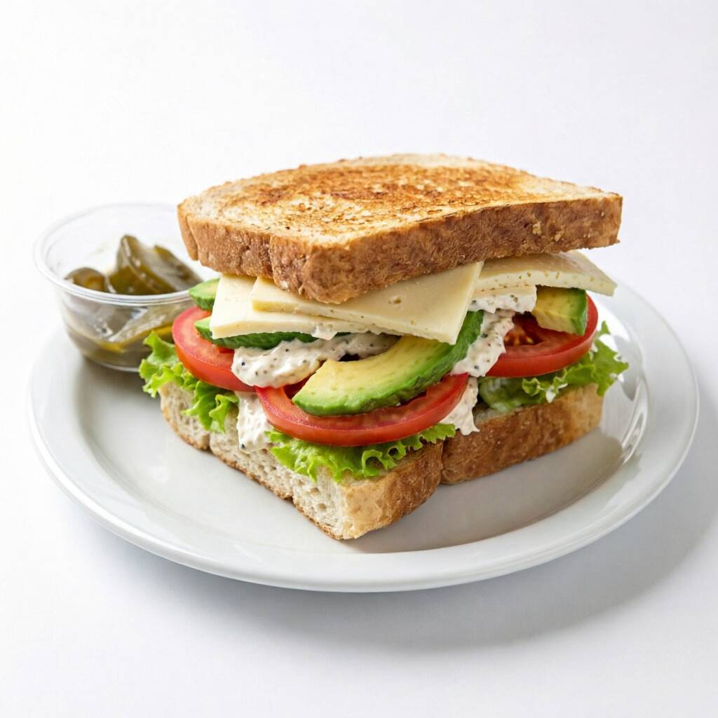 Sándwich Queso Panela
