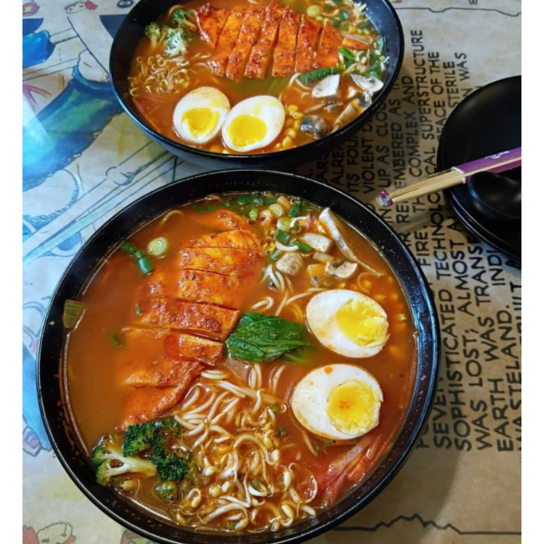 Sopa Ramen con Fideos y Vegetales
