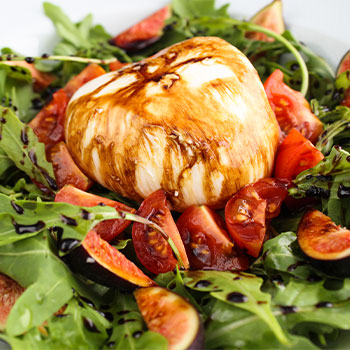 Burrata con Prosciutto