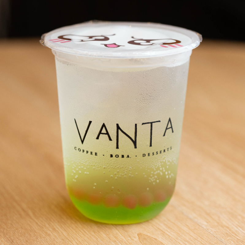 Boba Manza Verde & Limón 16 Oz
