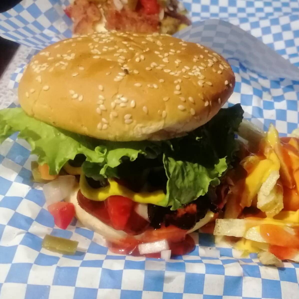 Hamburguesa Con Tocino