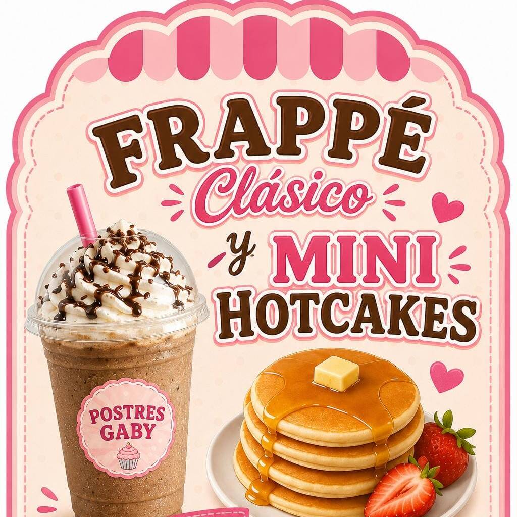 Frappe con Mini Hotcake