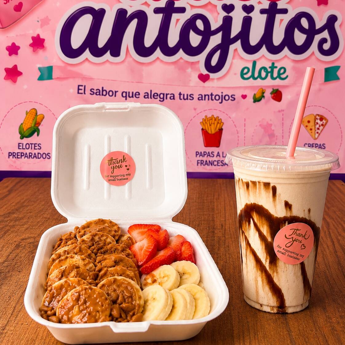 Combo Mini hotcakes 12 y un Chocomilk 12oz