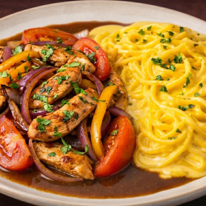 Saltado de Pollo al Wok
