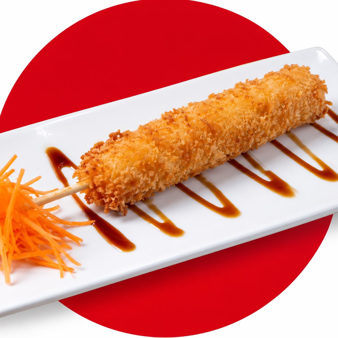 Kushiage de Cangrejo con Queso 1 pza