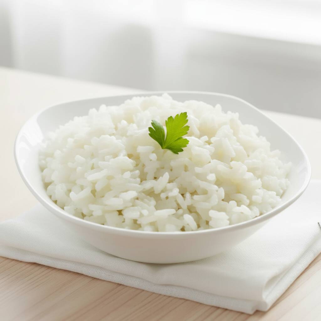 Arroz soltinho, preparado com tempero caseiro e muito carinho. Ideal como acompanhamento para todos os nossos assados e pratos principais. Sabor leve, tradicional e irresistível!
