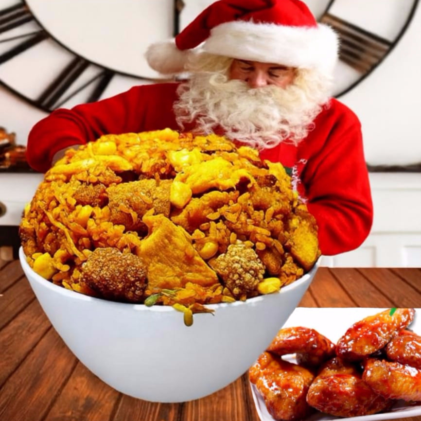 Arroz Paisa para 5 personas + 500gr de alitas