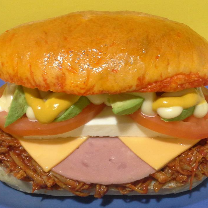 Cochinita + Jamón con queso