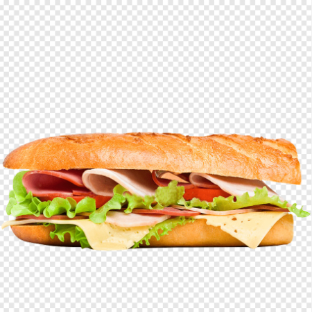 Baguette de jamon de pavo