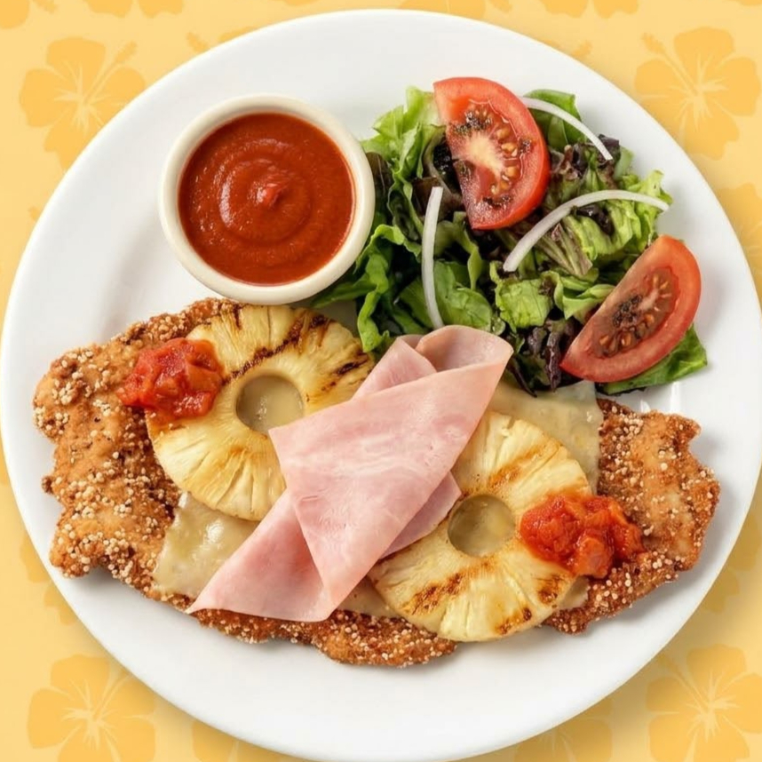 Milanesa Hawaiana