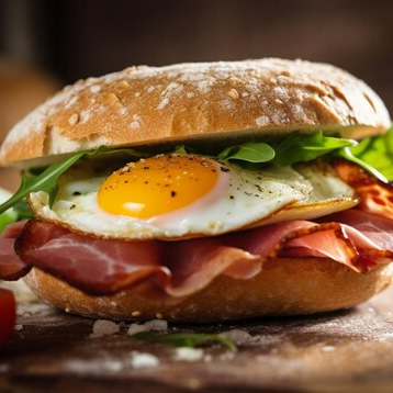 Brioche Huevo Bacon