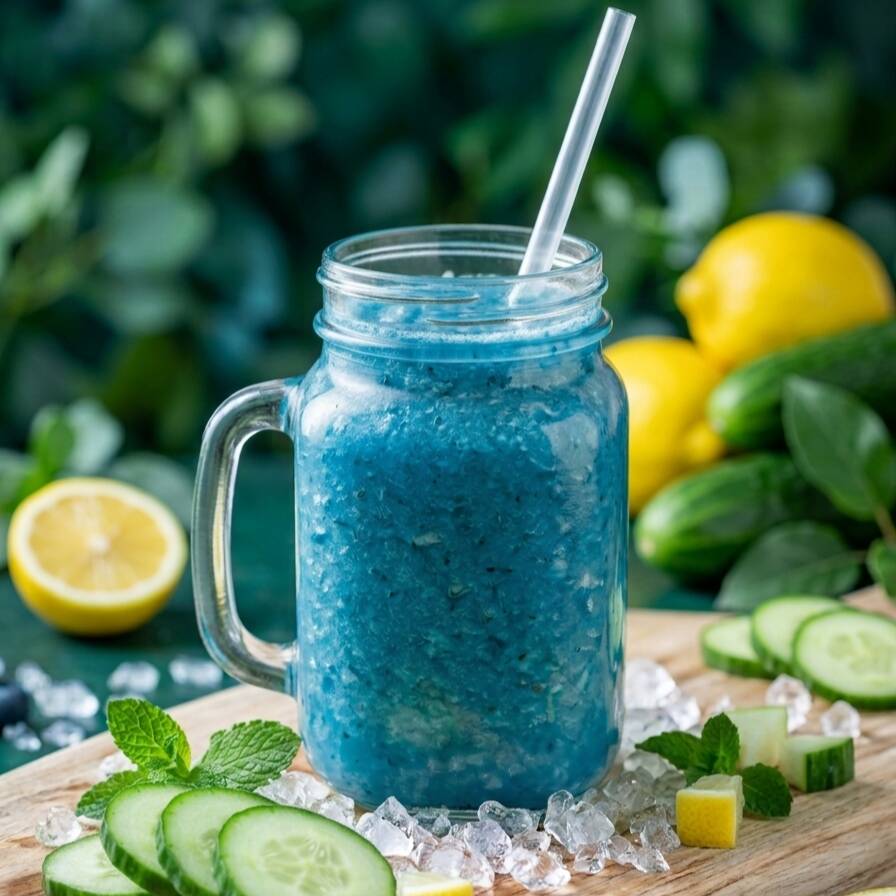 Smoothie Azulito Pepino Limón
