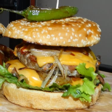 BURGER DOBLE CARNE Y DOBLE QUESO