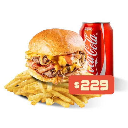 Oklahoma Burger Combo Coca-Cola