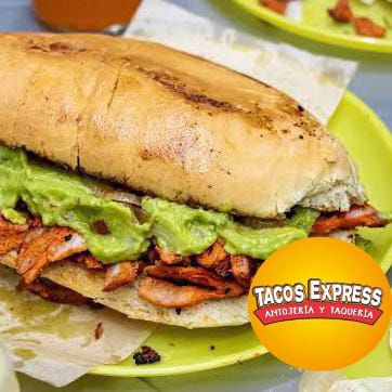Torta de Pastor con Guacamole