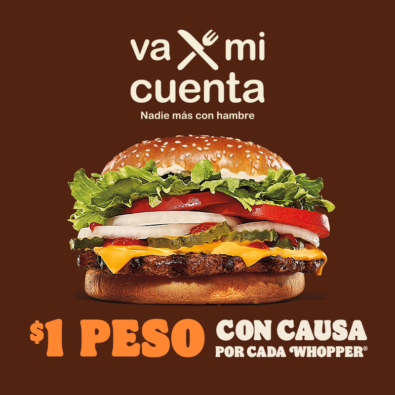 Whopper con queso